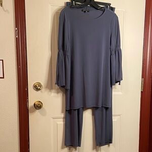 Slinky Brand Gray Pantsuit